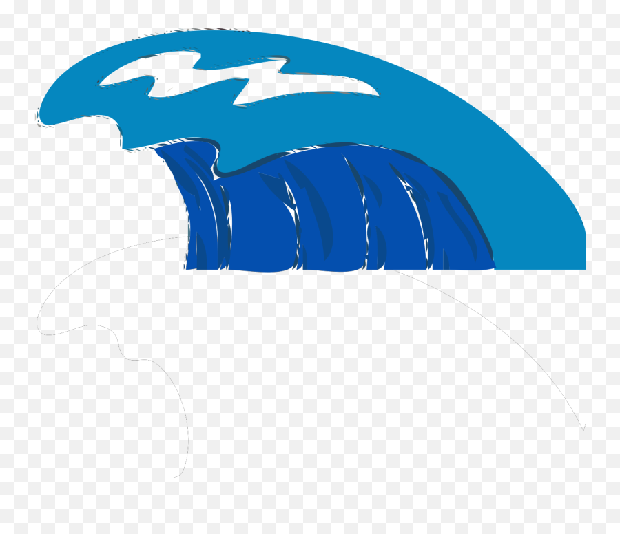 Wave Svg Vector Wave Clip Art - Wave Clip Art Emoji,Wave Clipart