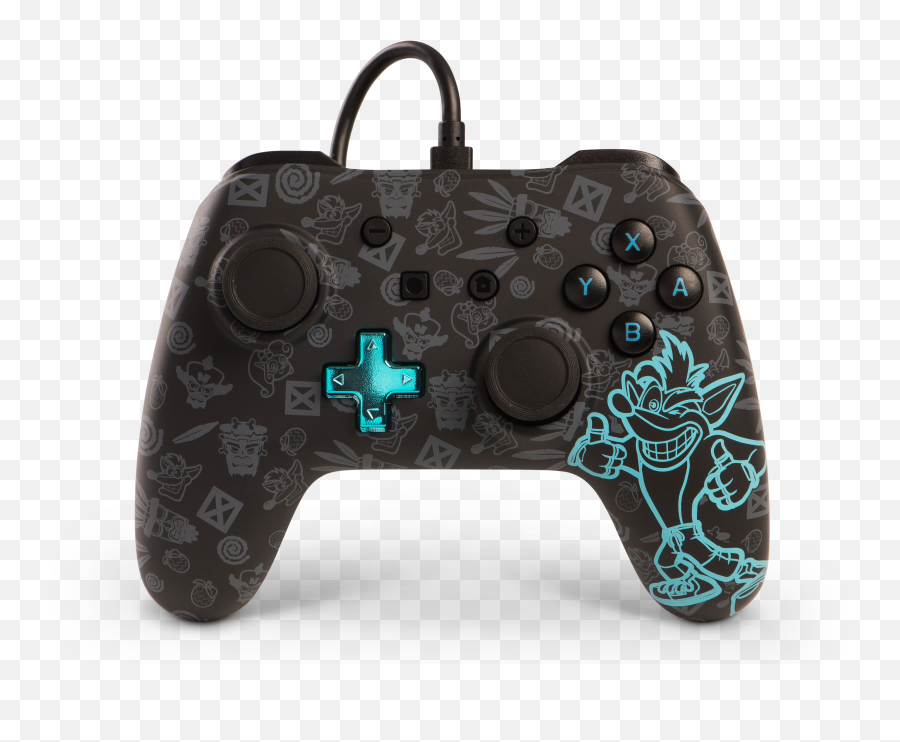 Crash Bandicoot Wired Controller For Nintendo Switch Only At Gamestop Nintendo Switch Gamestop - Crash Bandicoot Switch Controller Emoji,Crash Bandicoot Png