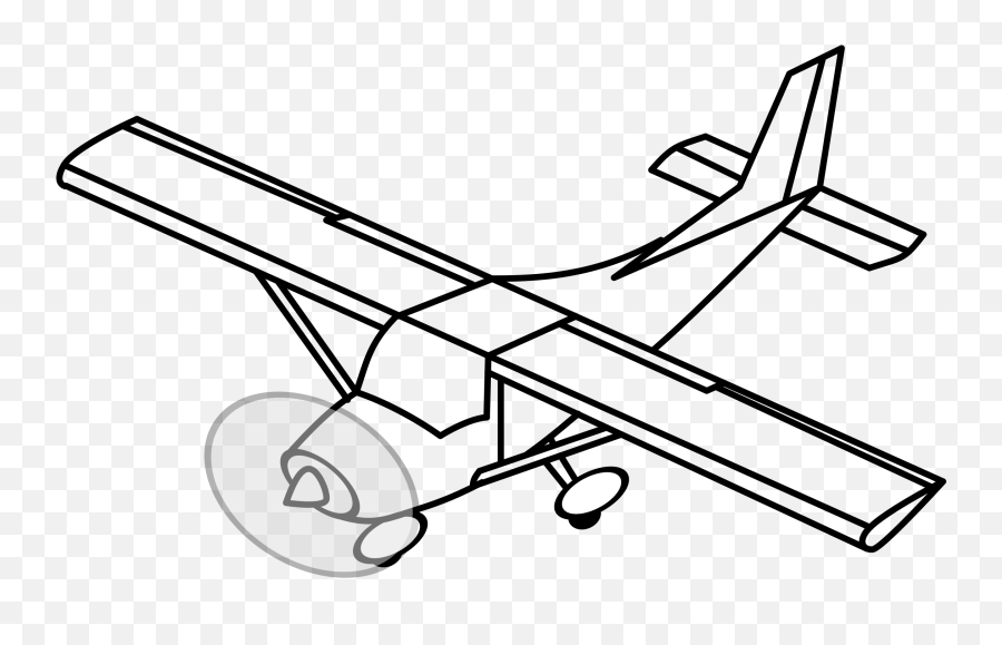 Jet Clipart Stunt Plane Jet Stunt Plane Transparent - Drawn Drawing Of Single Engine Airplane Emoji,Plane Clipart