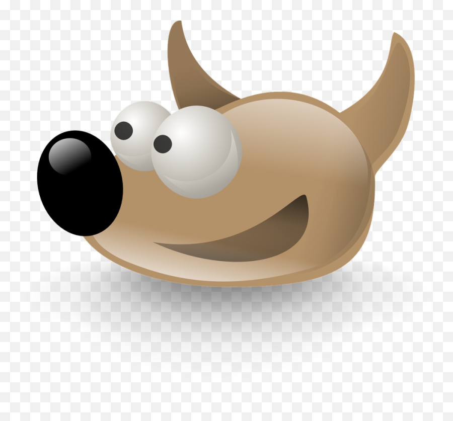 Gimp Logo Dog Sout Public Domain Image - Gimp Emoji,Gimp Logo
