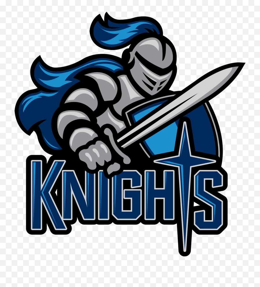 Knights Vector Sword Logo Design - Knights Sports Logo Emoji,Sword Logo