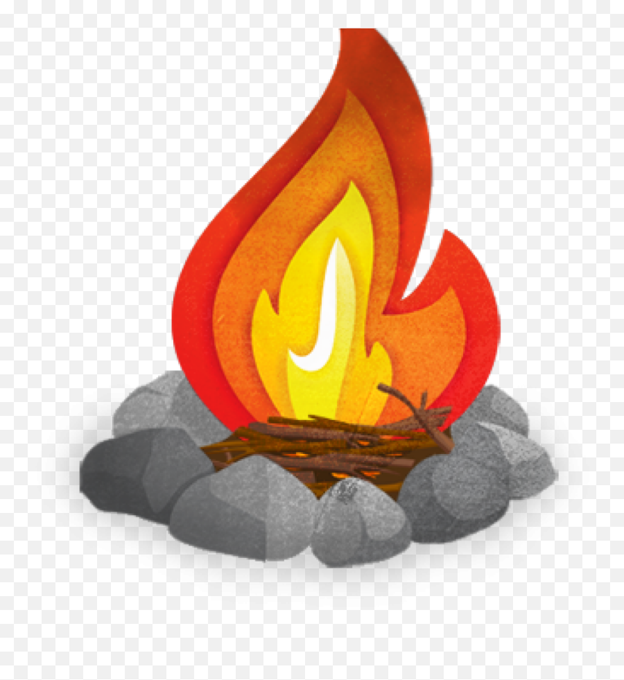 Marshmallow Clipart Campfire - Spongebob Campfire Transparent Background Emoji,Campfire Clipart