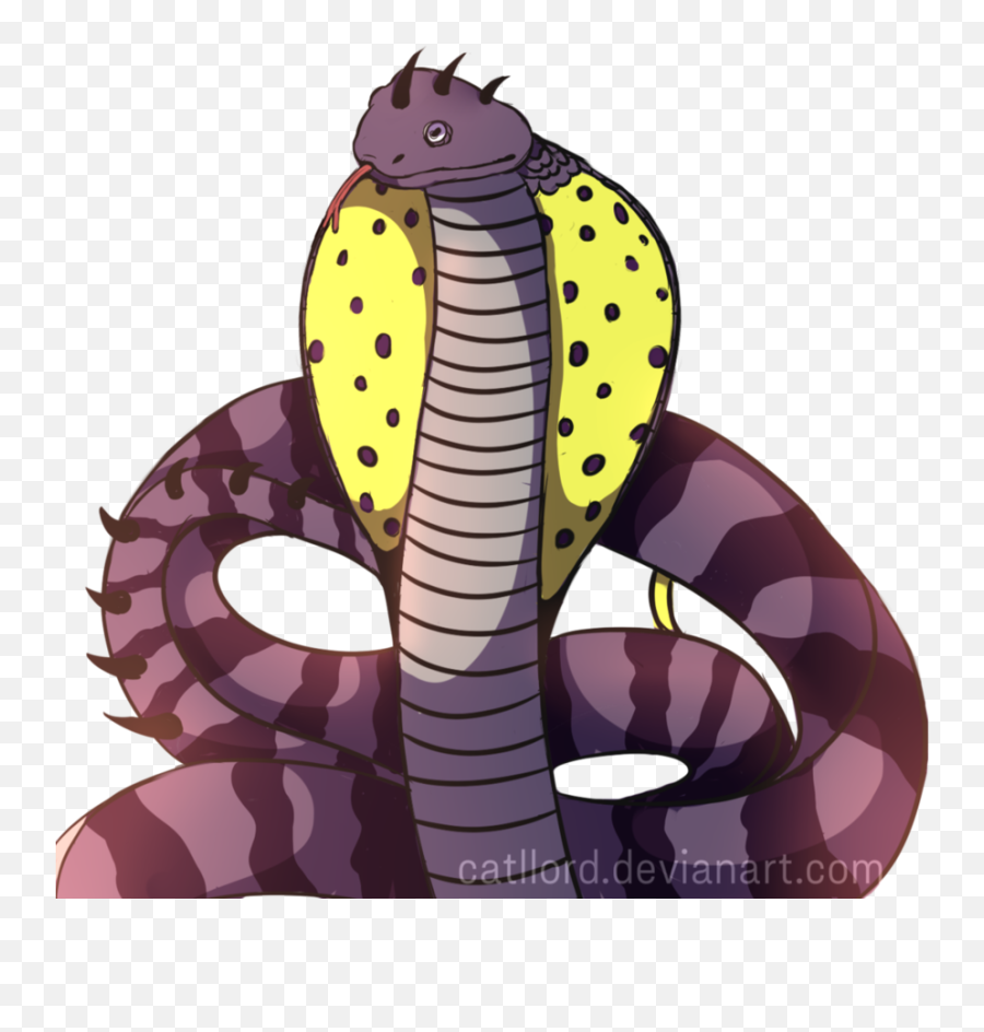 King Cobra Clipart Anthro - Serpent Emoji,Cobra Clipart