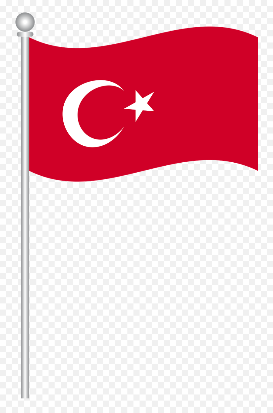 Flag Of Turkey Turkish Flag Png Picpng - Turkish Flag Png Clipart Emoji,Flag Png