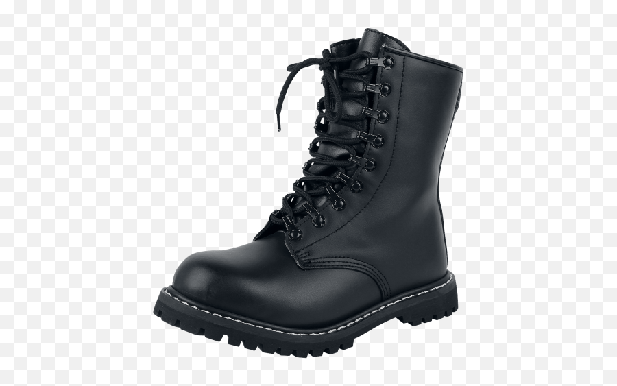 Download Combat Boots Men Boot Black - Black Boots Men Transparent Emoji,Boots Png