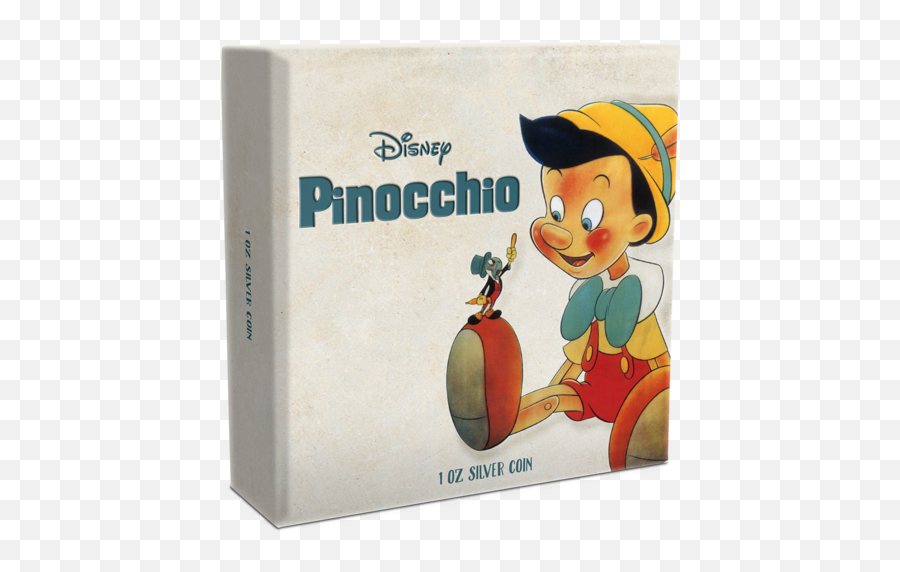 Disney Pinocchio 1oz Silver Coin New Zealand Mint - Toy Story Emoji,Pinocchio Png