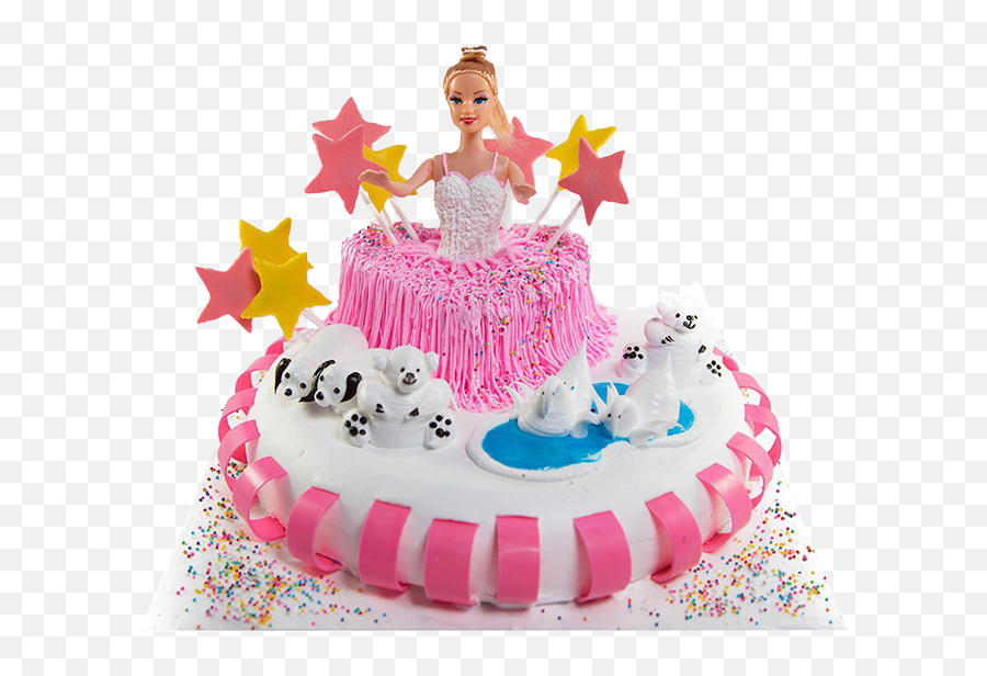 Barbie Doll Cake Png U0026 Free Barbie Doll Cakepng Transparent - Birthday Doll Cake Png Emoji,Birthday Cake Png