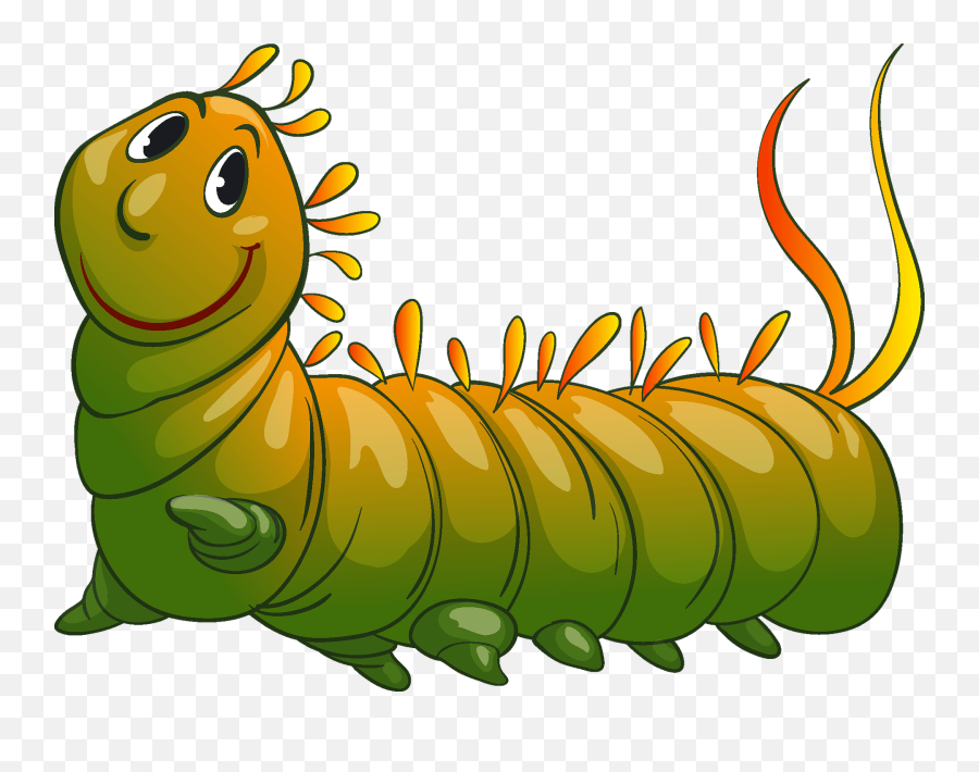 Caterpillar Clipart - Parasitism Emoji,Caterpillar Clipart