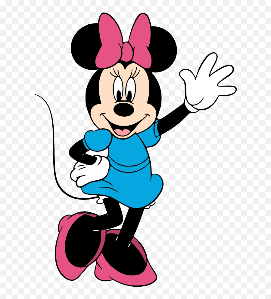 Minnie Mouse Clip Art 2 Disney Clip Art Galore - Musse Pigg Och Mimmi Emoji,Waving Clipart
