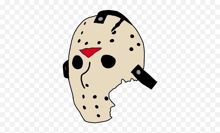 Part 7 Jason Mask - Jason Mask Drawing Emoji,Jason Mask Png
