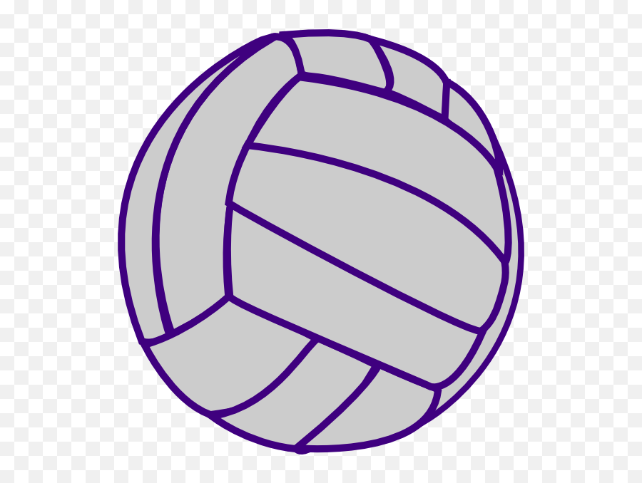 Volleyball Clipart Purple Volleyball Purple Transparent - Purple And Gray Volleyball Emoji,Volleyball Clipart