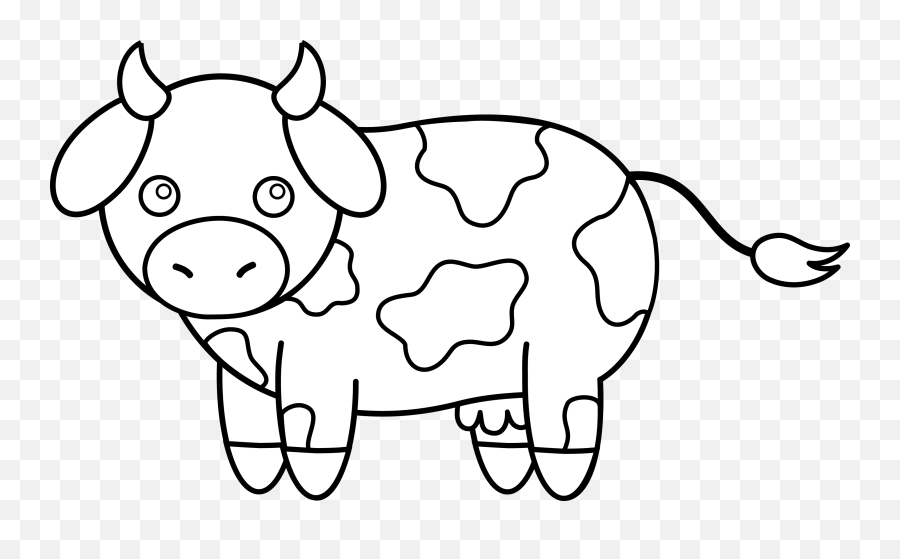 Free Cow Images Free Download Free Clip Art Free Clip Art - Cute Cow Clipart Black And White Emoji,Cow Clipart