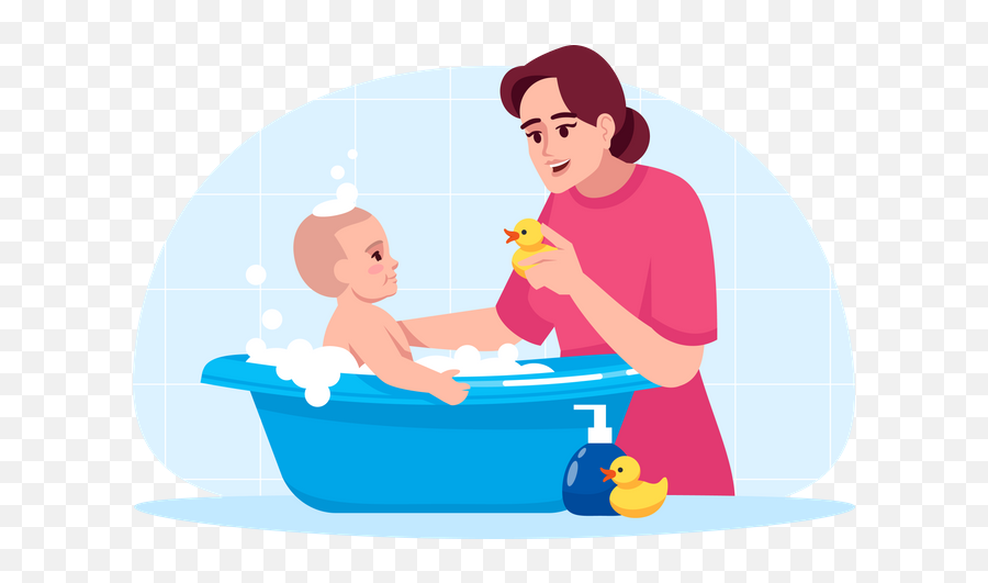 Bathroom Wash Illustrations Images U0026 Vectors - Royalty Free Emoji,Bath Time Clipart