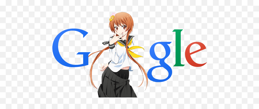 Guide How To See The Best Girl As Your Google Logo Nisekoi - Anime Girl Google Logo Emoji,Google Logo