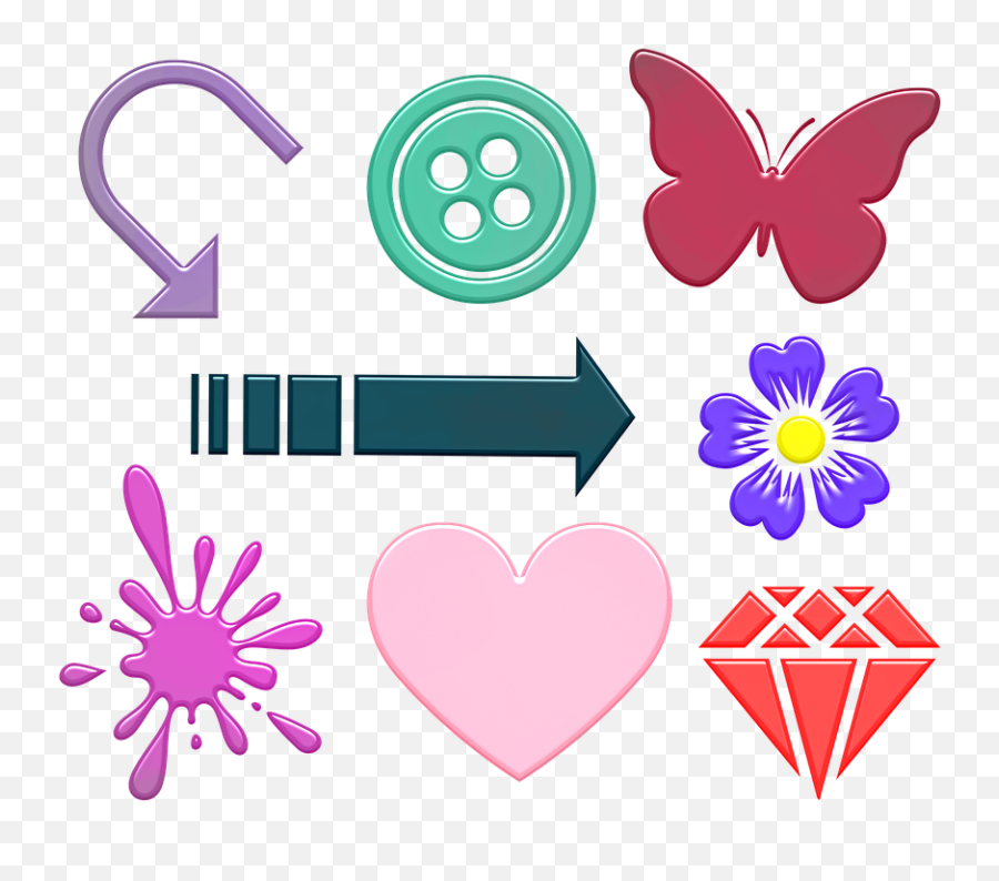 Scrapbook Clip Art Arrows Button - Free Image On Pixabay Emoji,Buttons Clipart