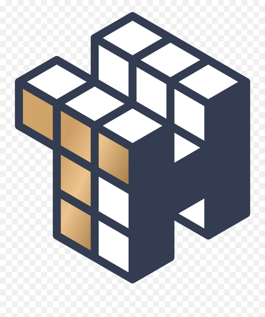 Talent Hackers - Logo Redesign F8 Creates The Visual Emoji,Blue And Gold Logo