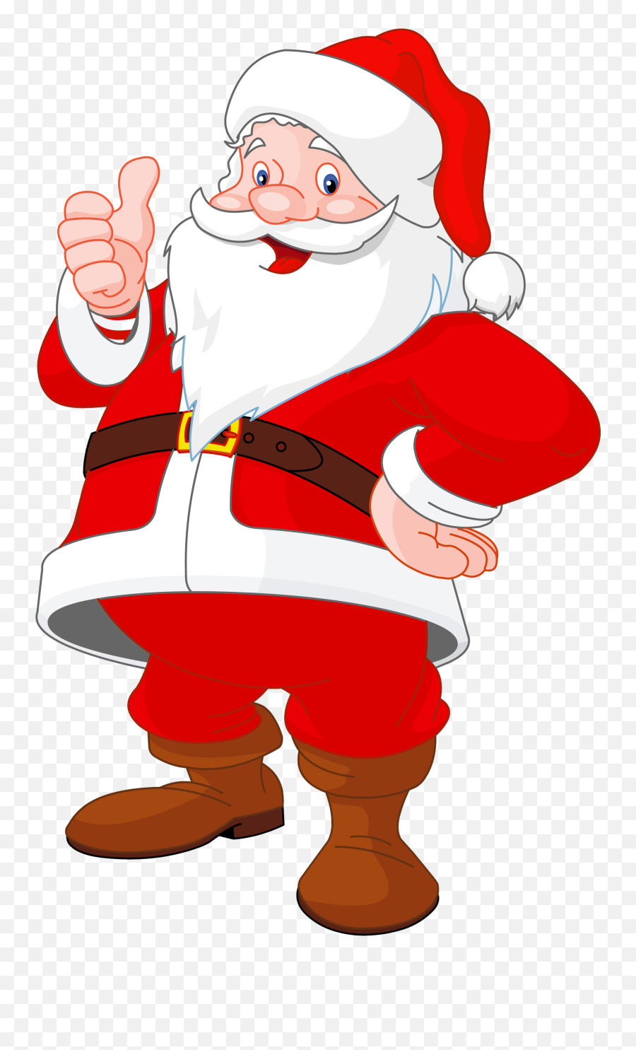 Transparent Santa Claus - Cute Santa Claus Emoji,Santa Clipart