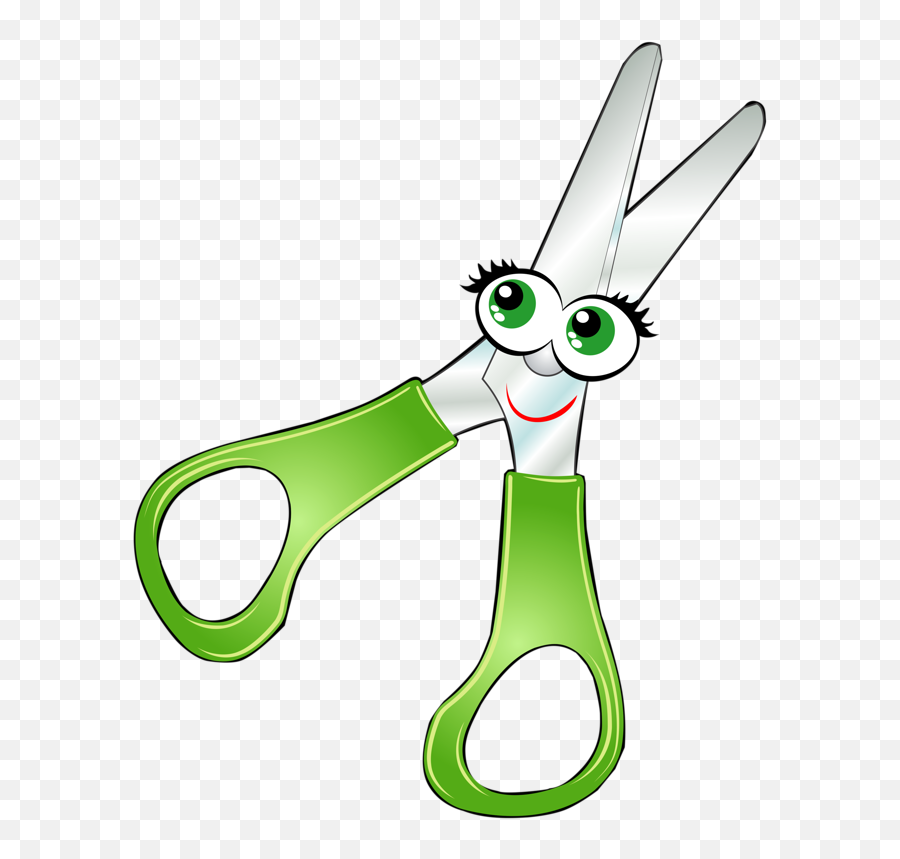 Cute Scissors Clipart Png Image With No - Cartoon Scissors Clip Art Emoji,Scissors Clipart