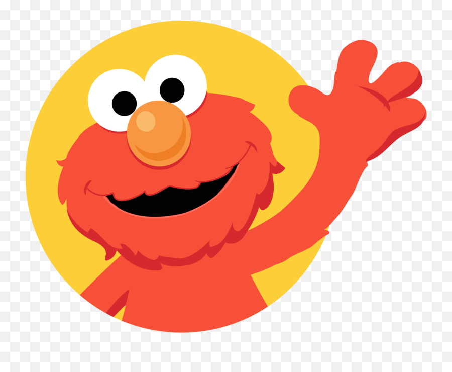 Elmo Cookie Monster Big Bird Grover Sesame Street Characters - Sesame Street Icon Png Emoji,Cookie Monster Clipart
