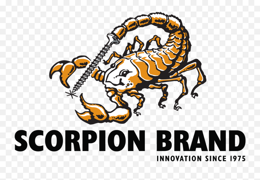 Scorpion Brand Transparent Png Image - Scorpion Drywall Screws Logo Emoji,Scorpion Logo