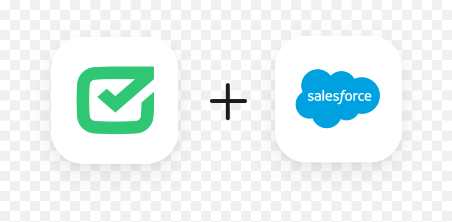 Helpdesk Salesforce Integration - Vertical Emoji,Salesforce Logo