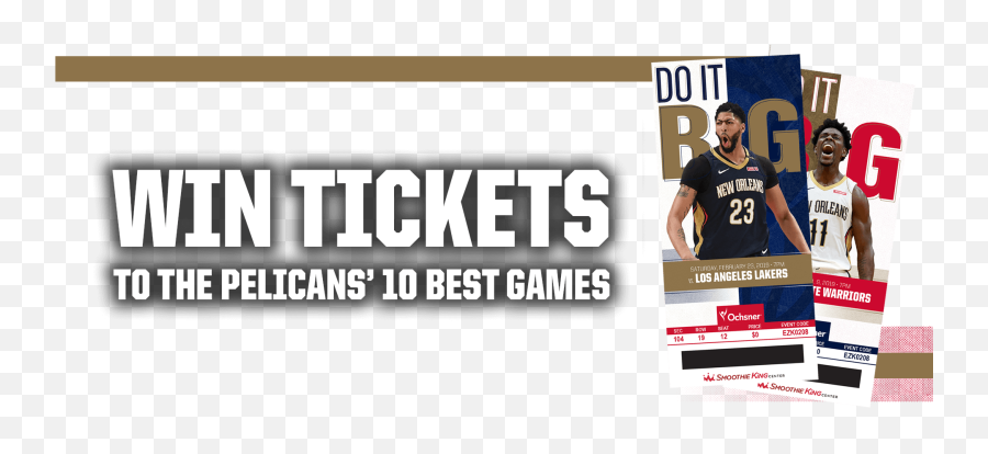 Pelicans 10 Best Games Ticket Sweepstakes New Orleans Pelicans - Language Emoji,New Orlean Pelicans Logo