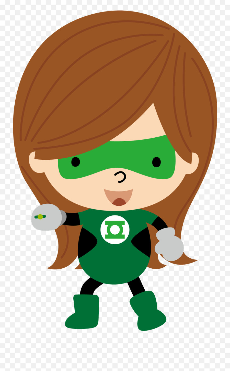 Green Lantern Girl Clipart - Png Download Full Size Green Lantern Superhero Girl Clipart Emoji,Green Lantern Png