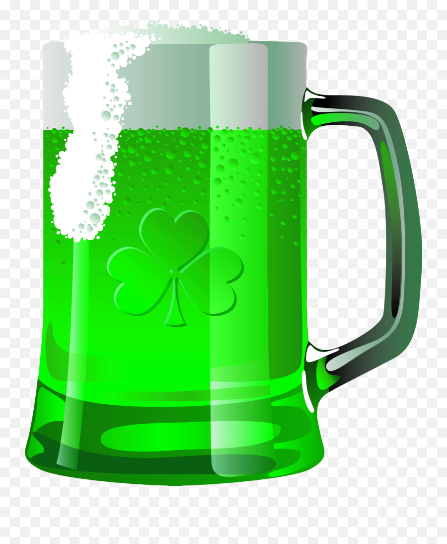 Transparent Saint Patrick Green Beer - St Day Beer Transparent Emoji,Beer Clipart