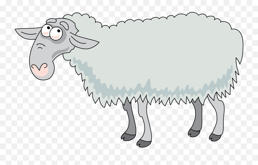 Sheep Clipart Free Download Transparent Png Creazilla - Sheep Emoji,Farm Animals Clipart Black And White