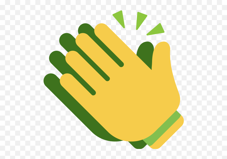 U 1 F 44 F Clap - Jpeg Clipart Full Size Clipart 436502 Green Hands Clap Png Emoji,Clap Clipart