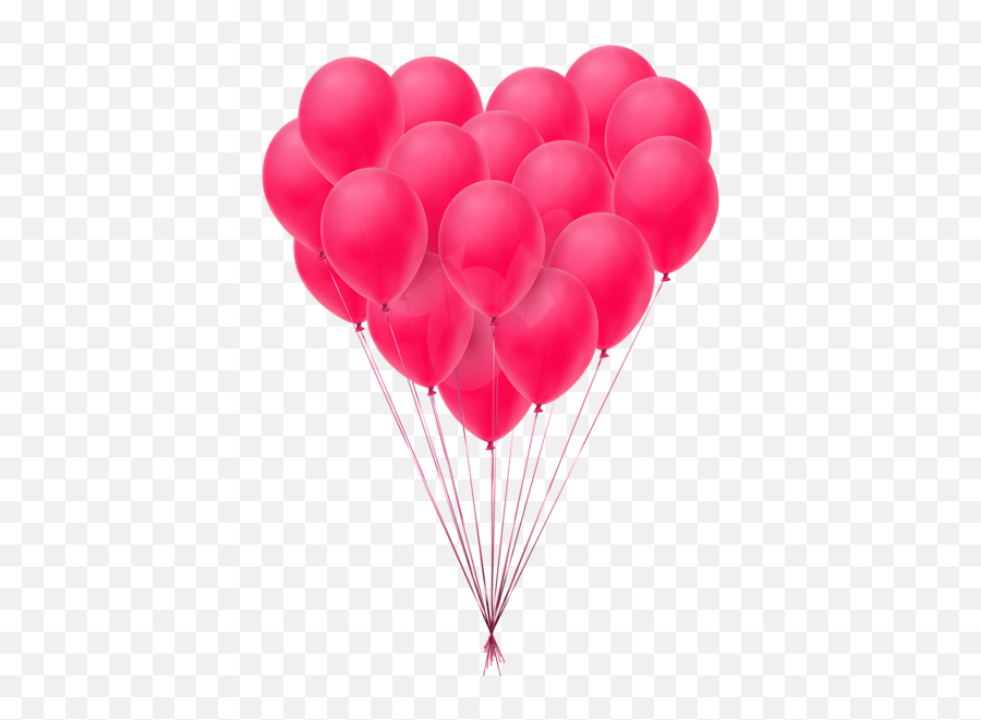 Balloons Transparent Png Clip Art Image - Download Image Happy Valentines Day Emoji,Balloons Transparent Background