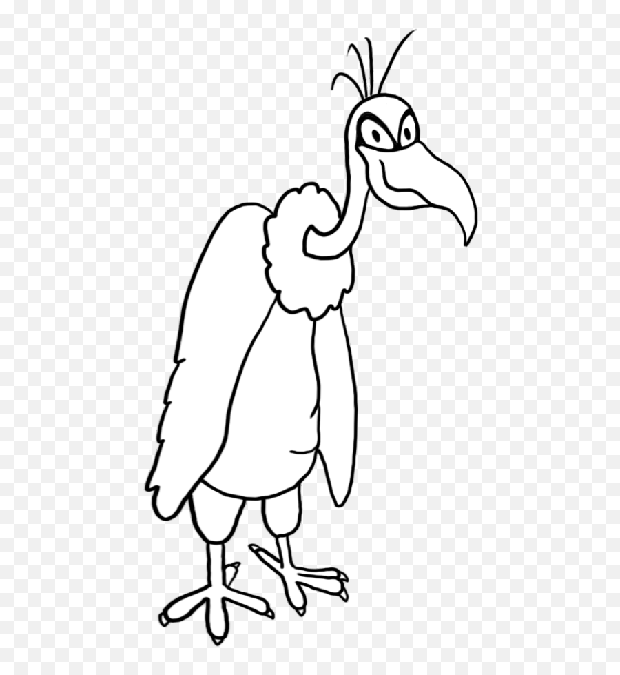 Scowling Vulture Clip Art - Flightless Bird Emoji,Vulture Clipart