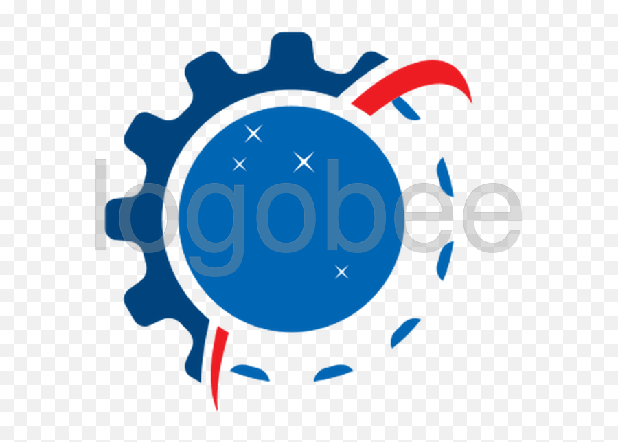 Space Gear Logo - Dot Emoji,Logo Designers
