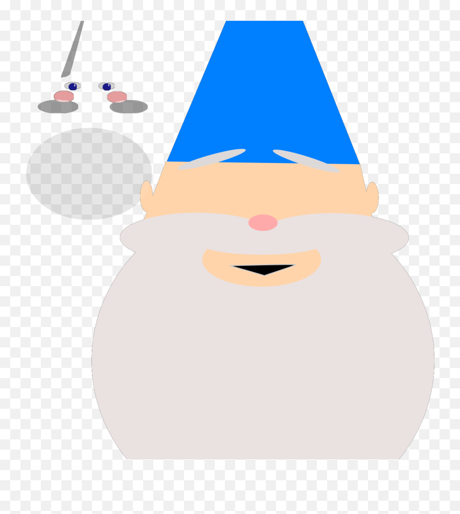 Gnome With Blue Hat Svg Vector Gnome With Blue Hat Clip Art - Fictional Character Emoji,Gnome Clipart