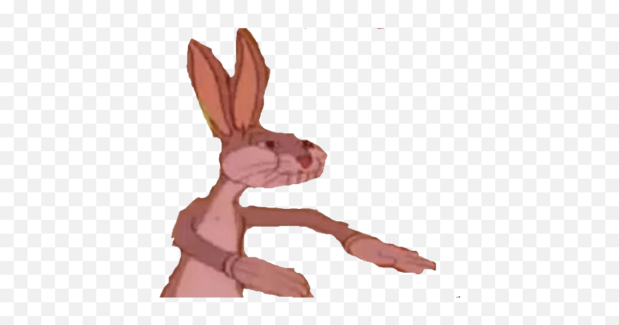 Bugs Bunny No Meme Transparent - Bugs Bunny Png Bugs Bunny Emoji,Big Chungus Transparent Background
