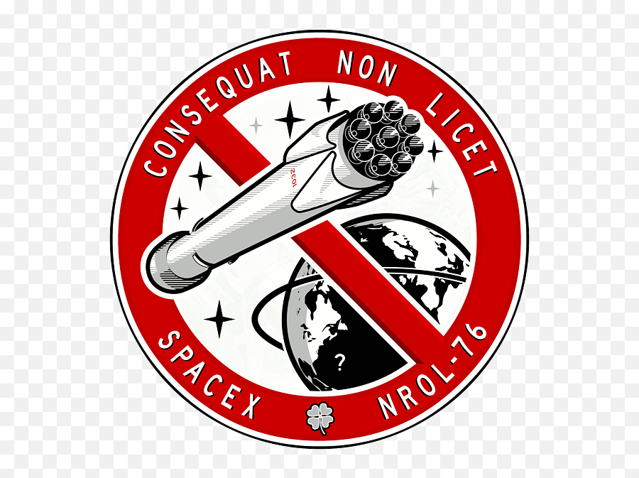 Nrol 76 Space X Logo T - Falcon 9 Emoji,Space X Logo