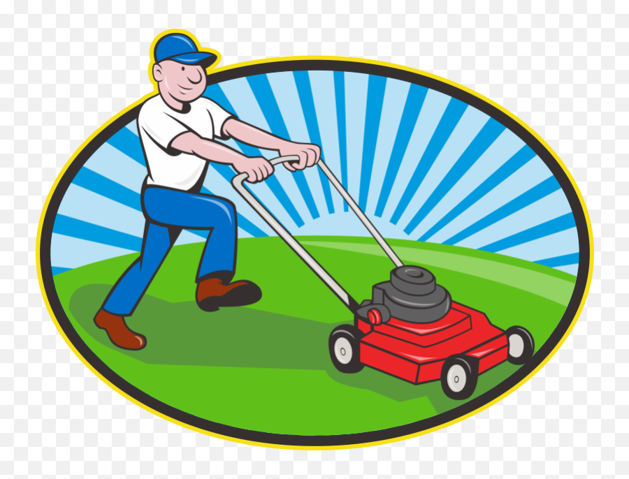 Lawn Mowers Clip Art Vector Graphics - Lawn Mowing Service Emoji,Lawn Mower Clipart