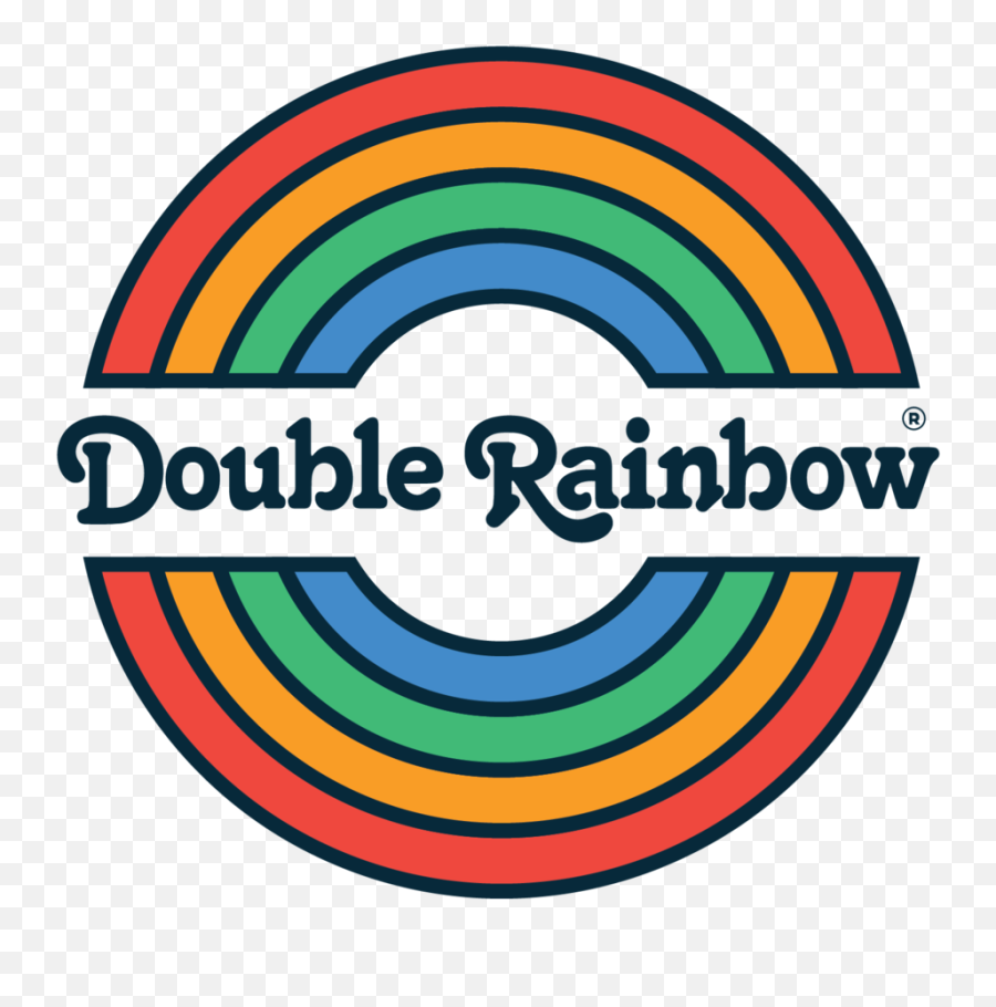 Flavors Double Rainbow Icecream Emoji,Rainbow Logo
