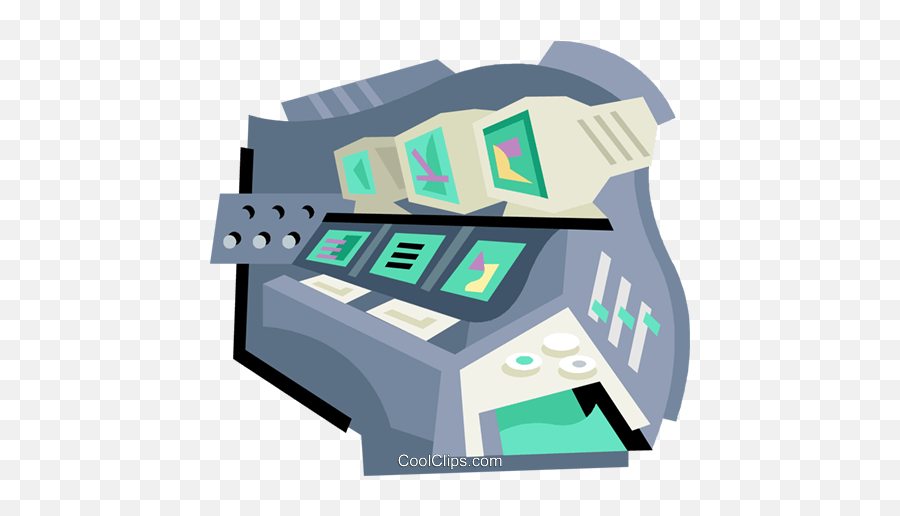 Control Room Royalty Free Vector Clip Art Illustration Emoji,Rooms Clipart