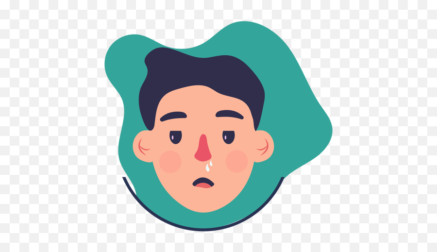 Covid 19 Symptom Character Runny Nose - Cough Png Emoji,Nose Png