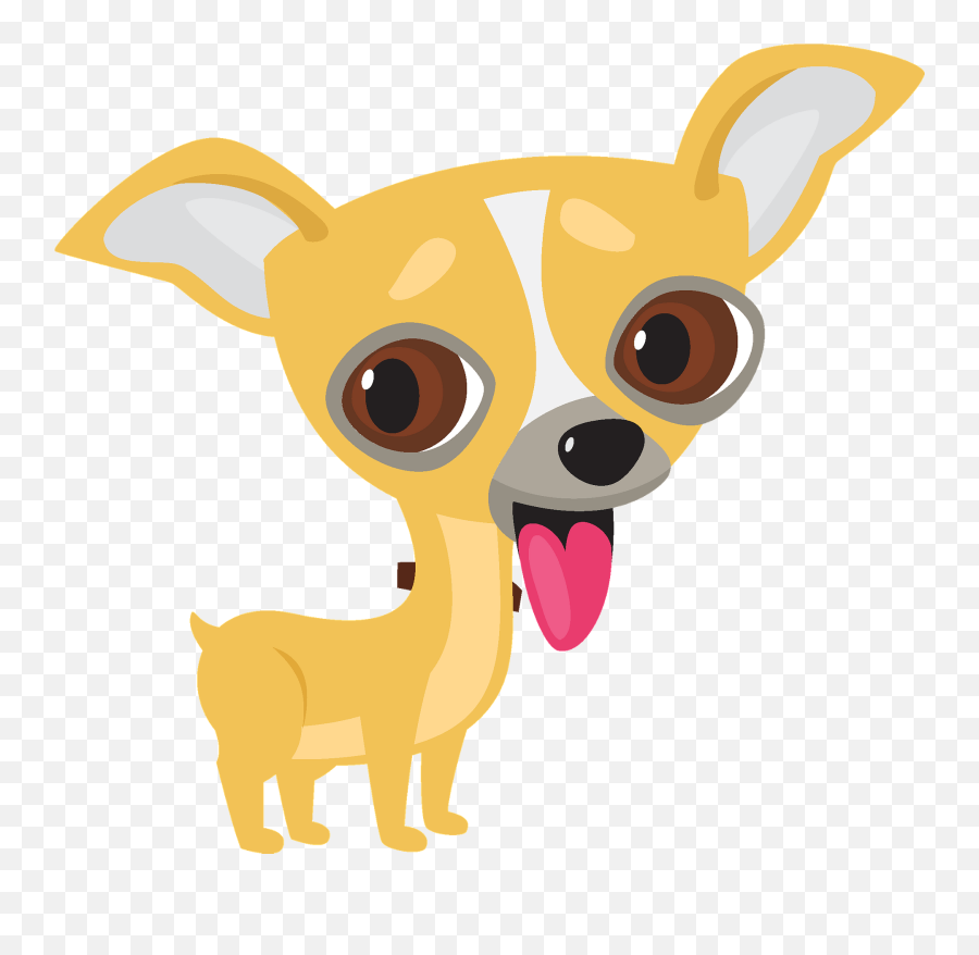 Chihuahua Dog Clipart - Chihuahua Clipart Png Emoji,Chihuahua Clipart