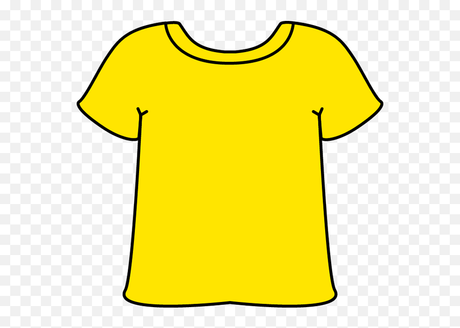 Yellow Tshirt - Colored T Shirt Clipart Png Emoji,Shirt Clipart