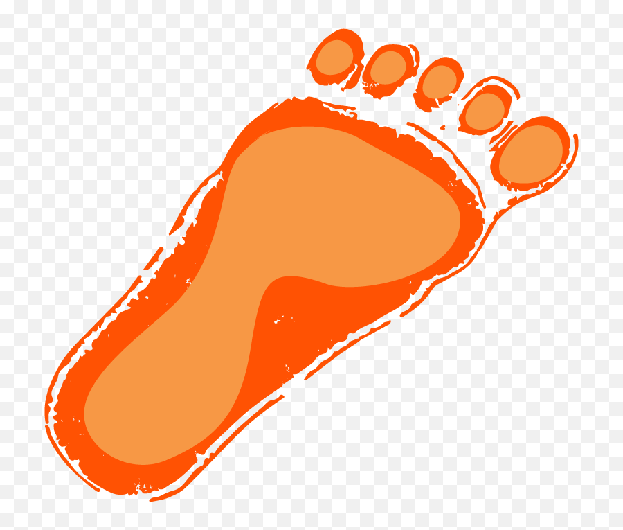 Sasquatch Footprint Png Transparent - Bigfoot Print Clipart Emoji,Sasquatch Clipart