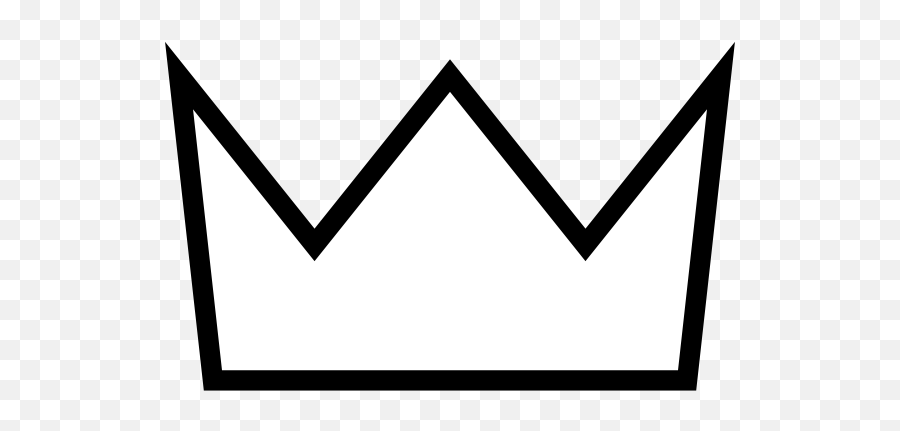 Black Crown Clipart - Simple Crown Clipart Emoji,Crown Clipart