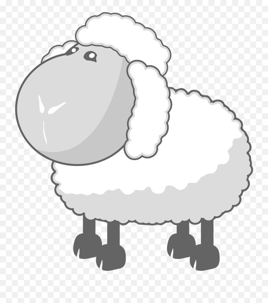 Download Free Photo Of Sheepanimalmammalwoolfuzzy - From Sheep Animations Emoji,Farm Animals Clipart Black And White