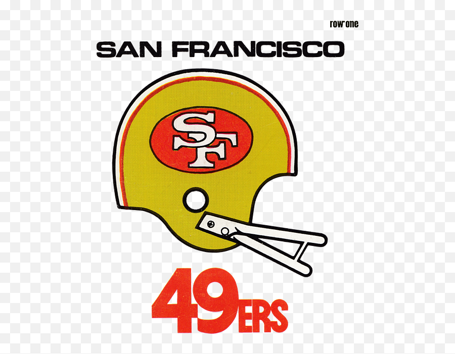 1974 San Francisco 49ers T - Shirt San Francisco Emoji,49ers Logo Image