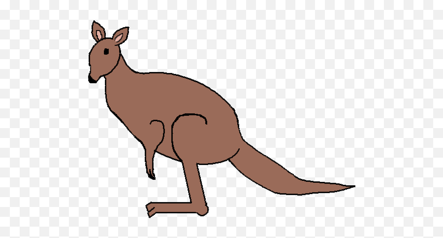Free Clip Art - Kangaroo Jumping Gif Transparent Emoji,Kangaroo Clipart