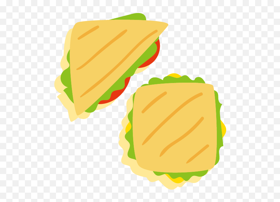 Sandwich Clipart Png - Panini Hamburger Club Sandwich Sandwich Top View Vector Emoji,Sandwich Clipart