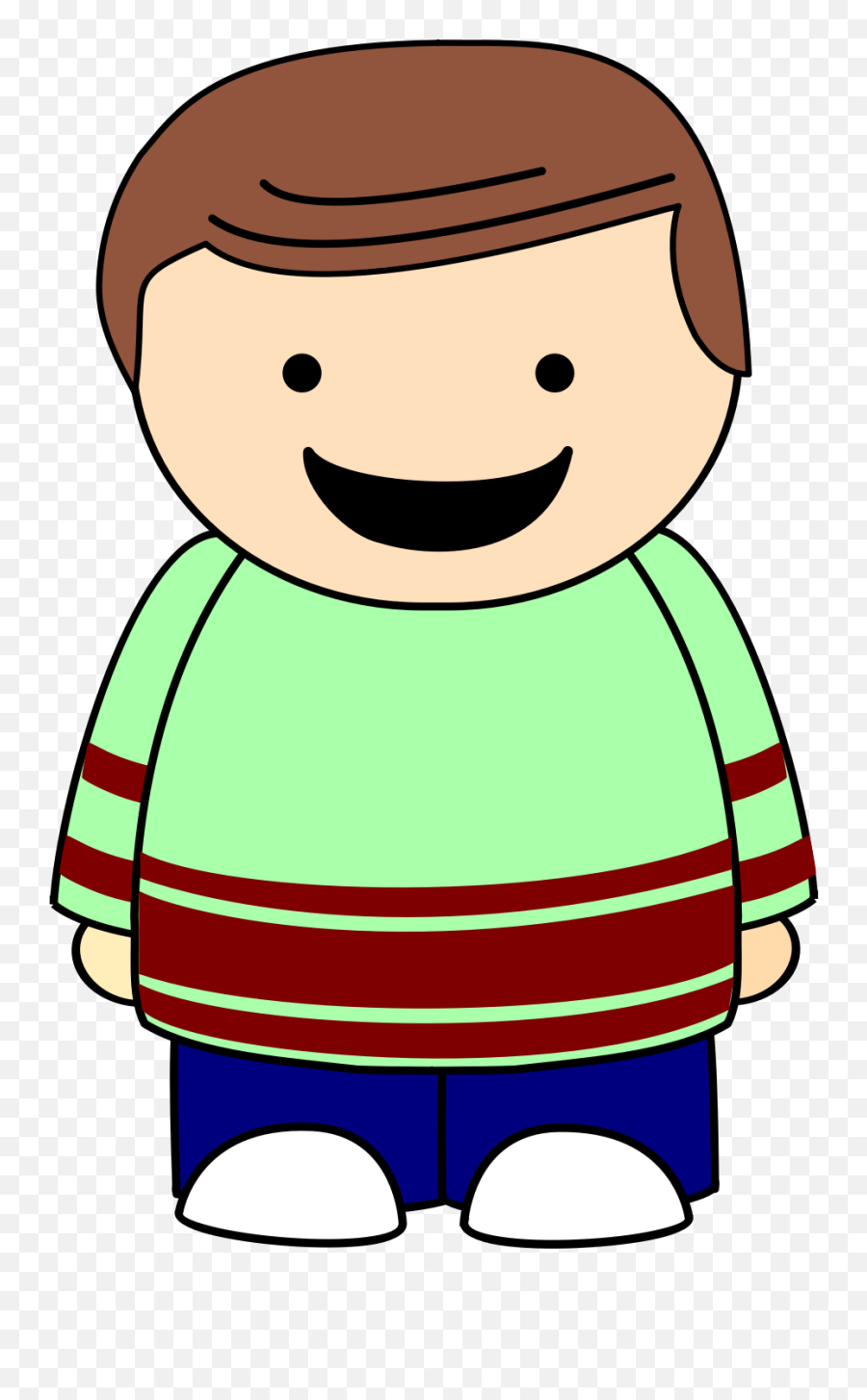 Clipart Boy Brown Hair - Png Download Full Size Clipart Brown Haired Boy Cartoon Transparent Emoji,Cartoon Hair Png