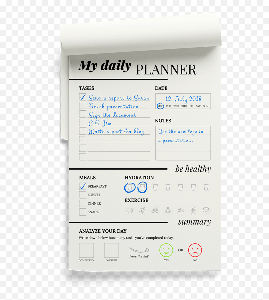 Planner - Write In A Daily Planner Emoji,Planner Png